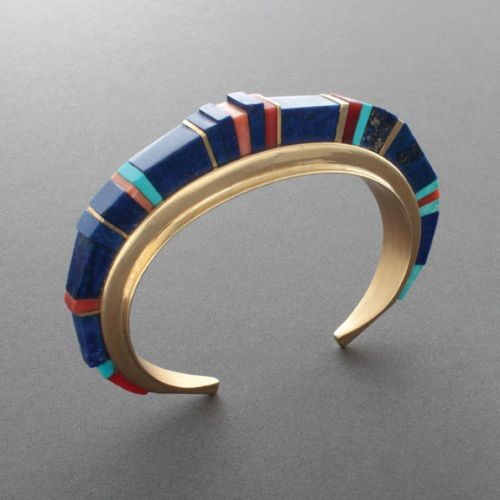 Charles Loloma Height Bracelet of Lapis