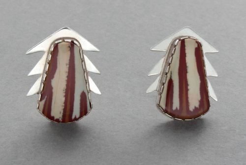 Gail Bird and Yazzie Johnson Jasper Earrings