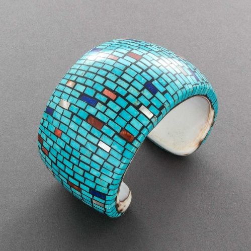 Angie Reano Owen Bracelet of Mosaic Inlay
