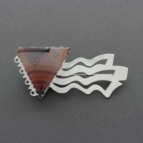 Norbert Peshlakai Agate Pin