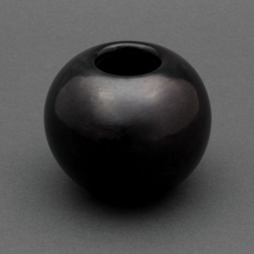 Maria Poveka Small Blackware Jar 