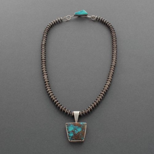 Fine Silver and Turquoise Necklace