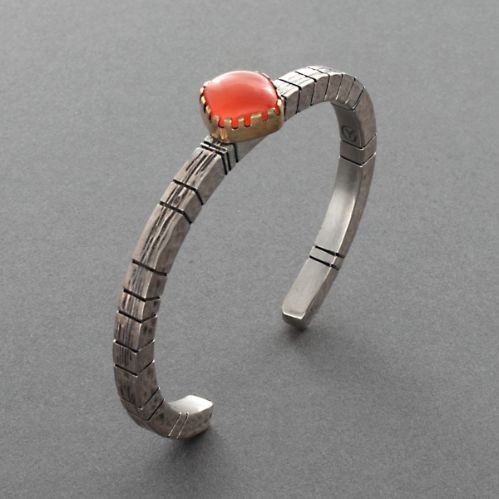 Yazzie Johnson and Gail Bird Bracelet of Citrus Chalcedony