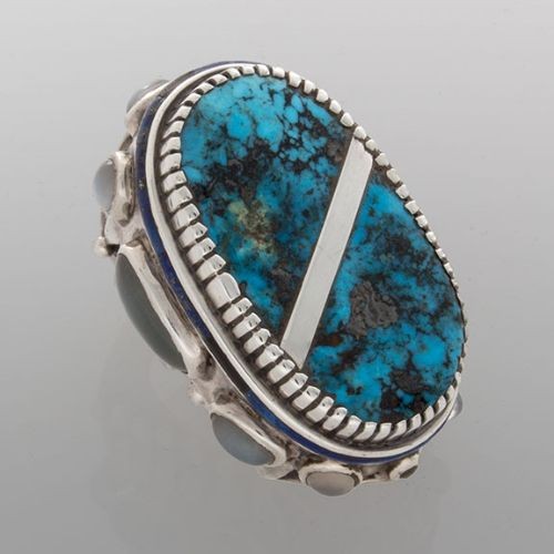 Large Turquoise Ring by Eveli Sabatie