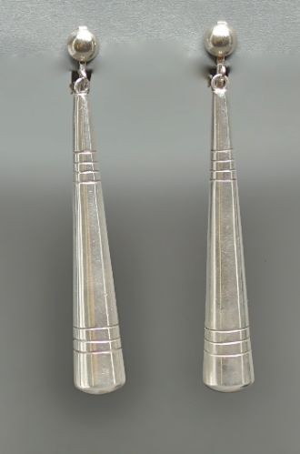 Gibson Nez Silver Cone Earrings