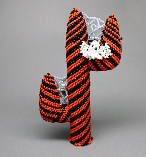 Zuni Beaded Halloween Cactus