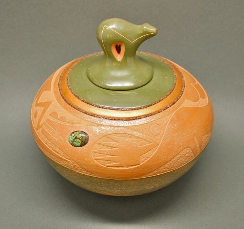 Russel Sanchez Jar with Bear Lid