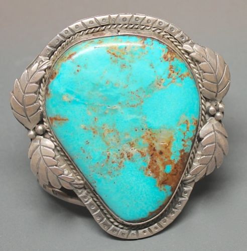 Large Nevada Blue Turquoise Bracelet
