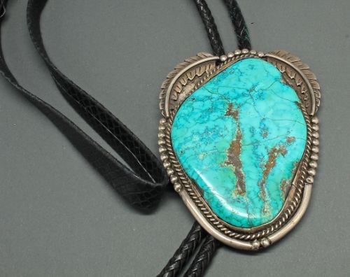 Huge Nevada Turquoise Bolo