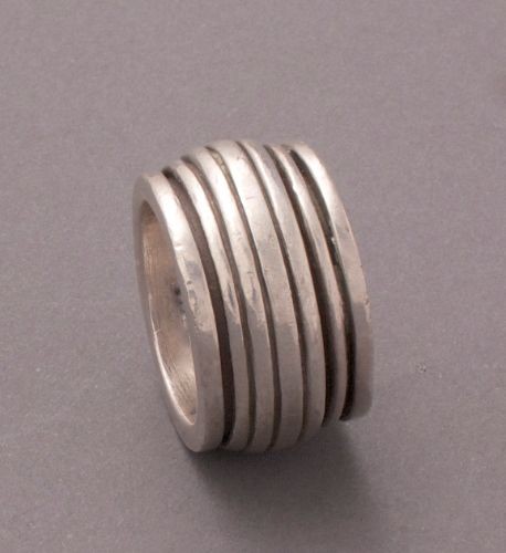 Alex Beeshligaii Silver Ring