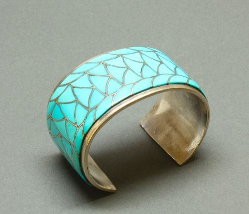 Orlinda Natewa Inlay Turquoise Bracelet