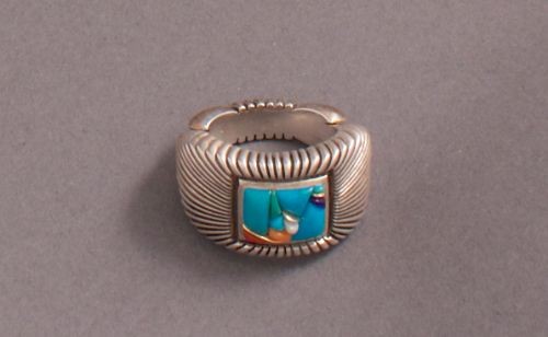 Raymond Yazzie Ring of Inlay