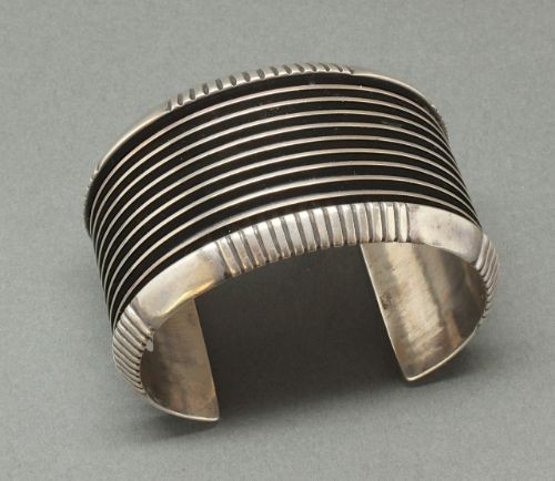 Johnny Mike Begay Silver Bracelet