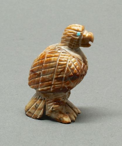 Zuni Eagle Fetish By Ernie Mackel