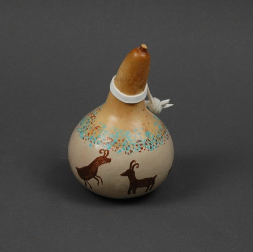 Bill Lockwood Hand-Painted Gourd Ornament