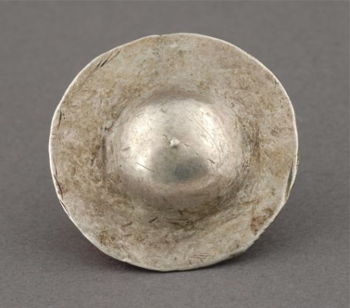 Silver Spanish Colonial Button