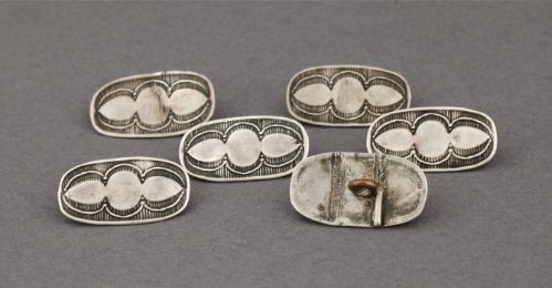 Early Navajo Silver Button Set