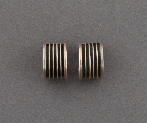 Larry Begay Silver Earrings