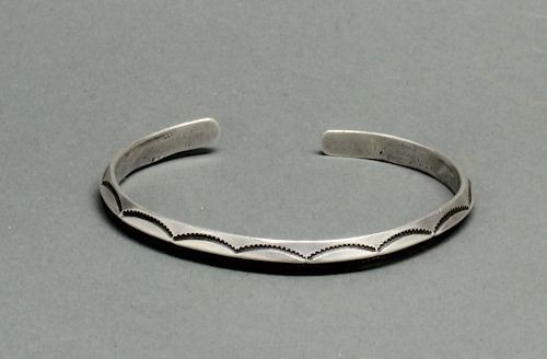 Stamped Ingot Guard Bracelet