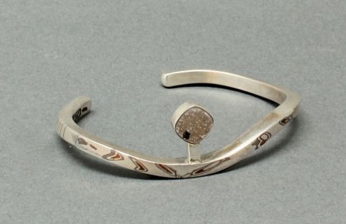 Charlyn Reano Mokume Gane Bracelet with Drusy