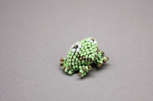 Zuni Beaded Frog