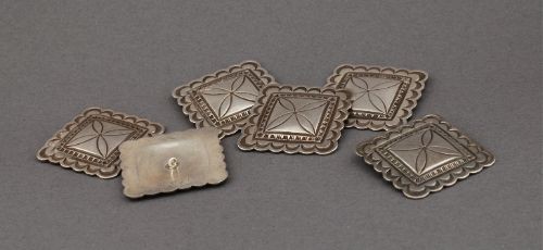 Silver Navajo Button Set 