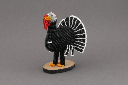Zuni Beaded Turkey by Larissa Gasper