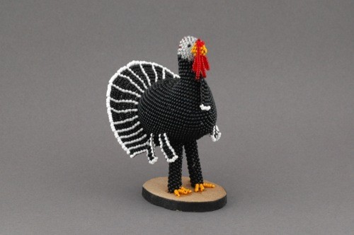 Zuni Beaded Thanksgiving Turkey by Larissa Gasper