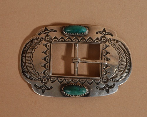 Early Ingot & Turquoise Buckle