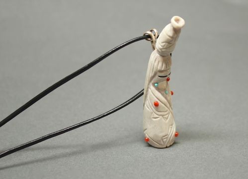 Michael Laweka Pendant of Carved Maiden