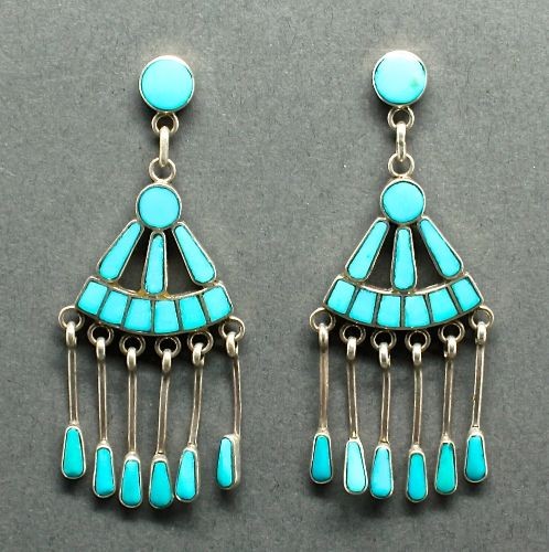 Nancy and Sheldon Westika Dangle Earrings