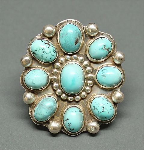 Tony Aguilar Ring of Light Turquoise