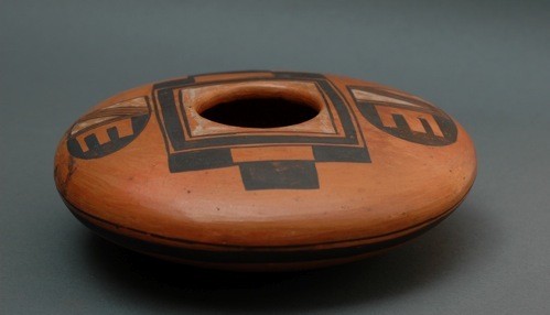Nampeyo Water Vessel With Rain Motifs
