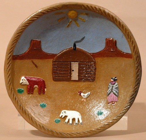 Elizabeth Manygoats Shallow Bowl