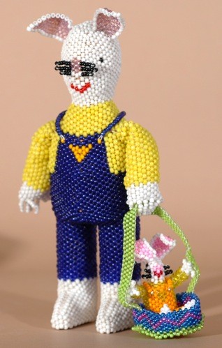 Farlan Quetawki Beaded Bunny