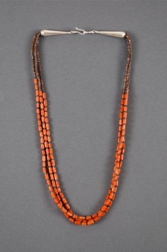 Coral & Heishi Necklace