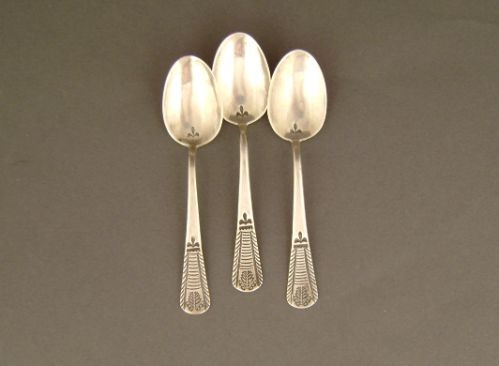 Set of Three Silver Spoons by Frank Vacit