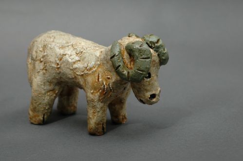 Jonathan Chee Navajo Pottery Ram Figure