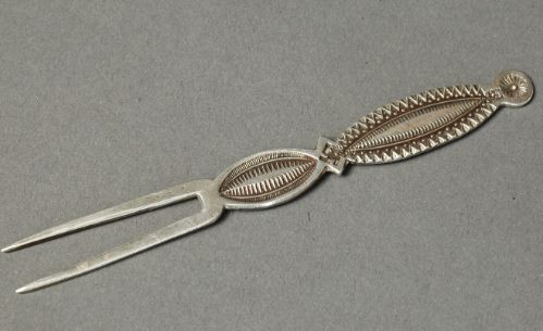 Old Navajo Silver Pickle Fork