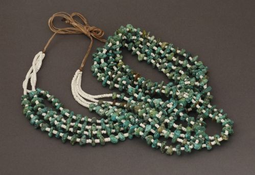 Tony Aguilar Nugget Necklace of Nevada Turquoise