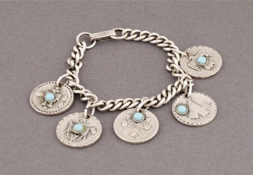 Fred Harvey Era Charm Bracelet