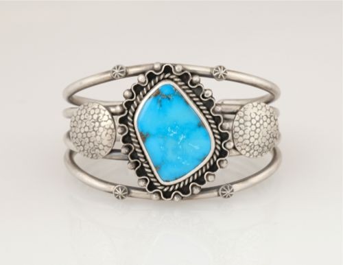 Liz Wallace Bracelet of Single Morenci Stone