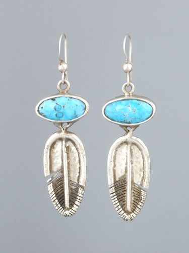Lorenzo Shirley Feather Earrings