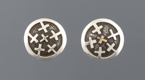 Kee Yazzie Cross Earrings