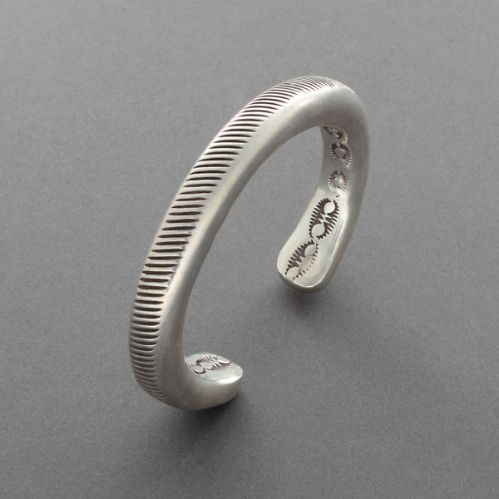 Cody Sanderson Silver Bracelet with File Marks