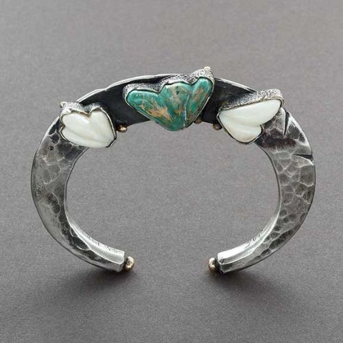 Jolene Eustace Silver Height Bracelet with Turquoise