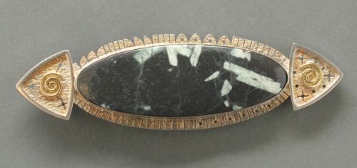 Myron Panteah Pin of Chinese Writing Rock