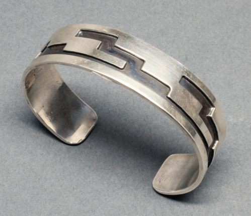 Hopi Overlay Bracelet by Sylvie Poseyeson