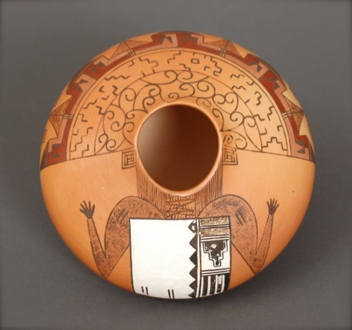 Jake Koopee Jar with Shalako Mana