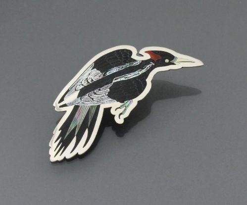 Dale Edaakie Pin - Audubon Woodpecker